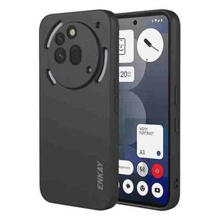 For Nothing Phone 3a Pro ENKAY Liquid Silicone Soft Shockproof Phone Case(Black)