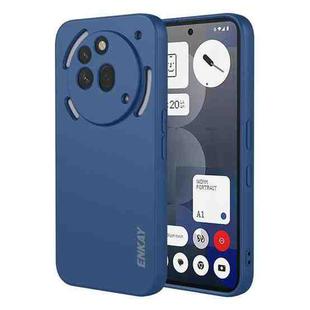 For Nothing Phone 3a Pro ENKAY Liquid Silicone Soft Shockproof Phone Case(Dark Blue)