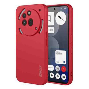 For Nothing Phone 3a Pro ENKAY Liquid Silicone Soft Shockproof Phone Case(Red)