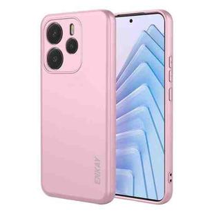 For Redmi Note 14 4G 164mm Global ENKAY Liquid Silicone Soft Shockproof Phone Case(Pink)