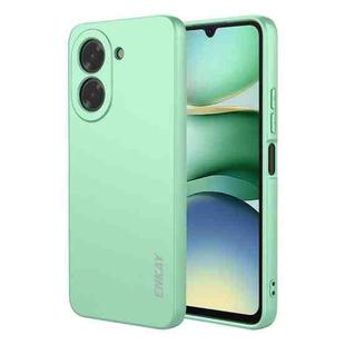 For Redmi A5 4G 171mm ENKAY Liquid Silicone Soft Shockproof Phone Case(Light Green)