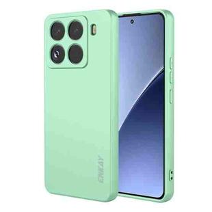 For Xiaomi 15 Pro ENKAY Liquid Silicone Soft Shockproof Phone Case(Light Green)