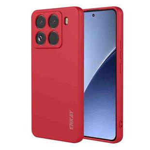 For Xiaomi 15 Pro ENKAY Liquid Silicone Soft Shockproof Phone Case(Red)