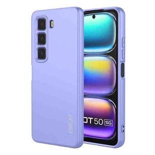 For Infinix Hot 50 5G ENKAY Liquid Silicone Soft Shockproof Phone Case(Purple)