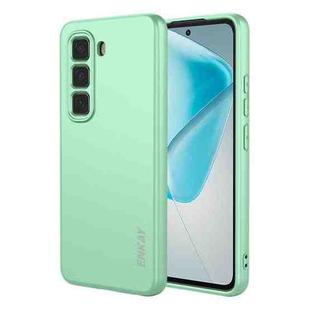 For Infinix Hot 50 Pro 4G ENKAY Liquid Silicone Soft Shockproof Phone Case(Light Green)