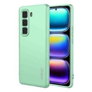 For Infinix Hot 50 Pro+ 4G ENKAY Liquid Silicone Soft Shockproof Phone Case(Light Green)