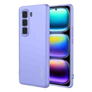For Infinix Hot 50 Pro+ 4G ENKAY Liquid Silicone Soft Shockproof Phone Case(Purple)