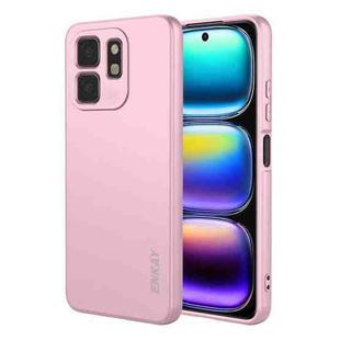 For Infinix Hot 50i / Smart 9 / Smart 9 HD ENKAY Liquid Silicone Soft Shockproof Phone Case(Pink)