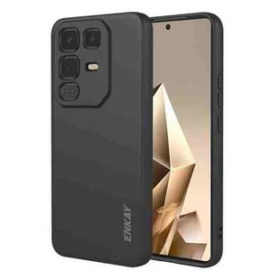 For Infinix Note 50 / 50 Pro 4G ENKAY Liquid Silicone Soft Shockproof Phone Case(Black)
