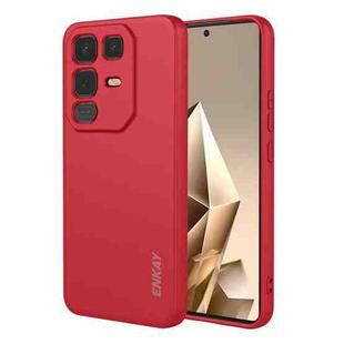 For Infinix Note 50 / 50 Pro 4G ENKAY Liquid Silicone Soft Shockproof Phone Case(Red)