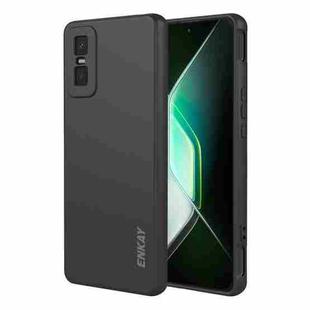 For Infinix GT 30 Pro ENKAY Liquid Silicone Soft Shockproof Phone Case(Black)