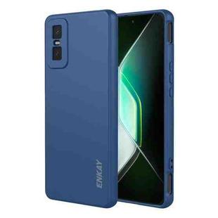 For Infinix GT 30 Pro ENKAY Liquid Silicone Soft Shockproof Phone Case(Dark Blue)