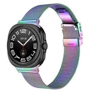 For Samsung Galaxy Watch Ultra 47mm / Ultra 2025 Turtle Buckle Milanese Metal Watch Band(Seven Colors)