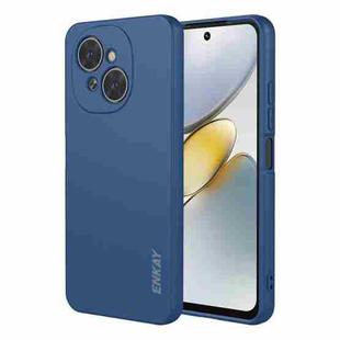 For Tecno Spark Go 1 / Pop 9 ENKAY Liquid Silicone Soft Shockproof Phone Case(Dark Blue)