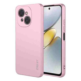 For Tecno Spark Go 1 / Pop 9 ENKAY Liquid Silicone Soft Shockproof Phone Case(Pink)