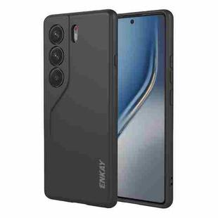 For Tecno Camon 40 4G ENKAY Liquid Silicone Soft Shockproof Phone Case(Black)