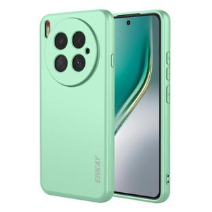 For Tecno Camon 40 Premier ENKAY Liquid Silicone Soft Shockproof Phone Case(Light Green)
