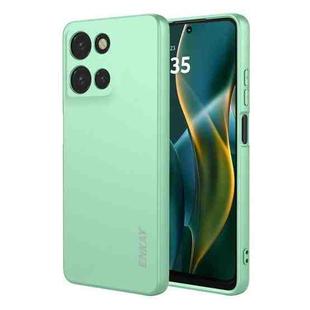 For Motorola Moto G Play 2025 / G 5G 2025 ENKAY Liquid Silicone Soft Shockproof Phone Case(Light Green)