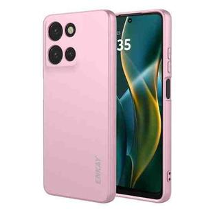 For Motorola Moto G Play 2025 / G 5G 2025 ENKAY Liquid Silicone Soft Shockproof Phone Case(Pink)