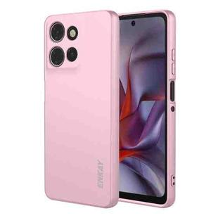 For Motorola Moto G Power 5G 2025 ENKAY Liquid Silicone Soft Shockproof Phone Case(Pink)