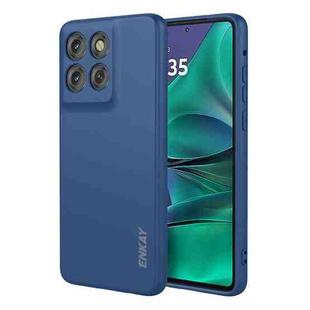 For Motorola Moto G Stylus 5G 2025 ENKAY Liquid Silicone Soft Shockproof Phone Case(Dark Blue)