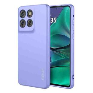 For Motorola Moto G Stylus 5G 2025 ENKAY Liquid Silicone Soft Shockproof Phone Case(Purple)