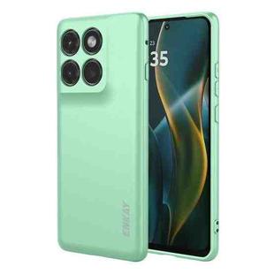 For Motorola Edge 5G 2025 ENKAY Liquid Silicone Soft Shockproof Phone Case(Light Green)