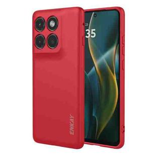 For Motorola Edge 5G 2025 ENKAY Liquid Silicone Soft Shockproof Phone Case(Red)