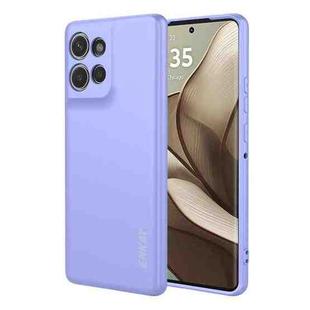 For Motorola Edge 50 5G ENKAY Liquid Silicone Soft Shockproof Phone Case(Purple)