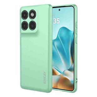 For Motorola Edge 60 / Edge 60 Fusion 5G ENKAY Liquid Silicone Soft Shockproof Phone Case(Light Green)