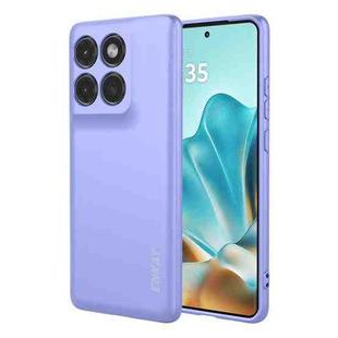 For Motorola Edge 60 / Edge 60 Fusion 5G ENKAY Liquid Silicone Soft Shockproof Phone Case(Purple)