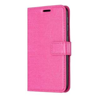 Crazy Horse Texture Horizontal Flip Leather Case with Holder & Card Slots & Wallet & Photo Frame for Galaxy S10(rose)