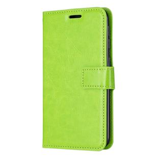 Crazy Horse Texture Horizontal Flip Leather Case with Holder & Card Slots & Wallet & Photo Frame for Galaxy S10(green)