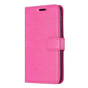 Crazy Horse Texture Horizontal Flip Leather Case with Holder & Card Slots & Wallet & Photo Frame for Galaxy S10 plus(rose)