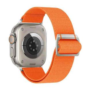 For Apple Watch 42mm / 41mm / 40mm / 38mm Watchman Mechanical Buckle Nylon Watch Band(Orange)