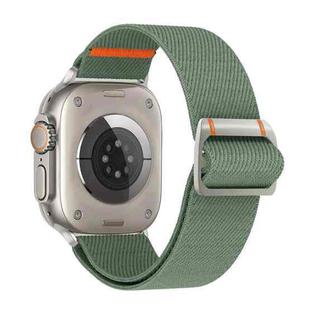 For Apple Watch 42mm / 41mm / 40mm / 38mm Watchman Mechanical Buckle Nylon Watch Band(Haze Blue)