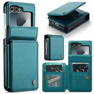 For Samsung Galaxy Z Flip7 FE CaseMe C22 Card Slots Holder RFID Anti-theft Phone Case(Green)