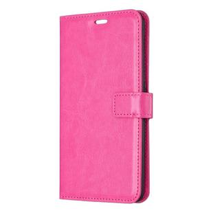 For Huawei P30 Lite Crazy Horse Texture Horizontal Flip Leather Case with Holder & Card Slots & Wallet & Photo Frame(rose)
