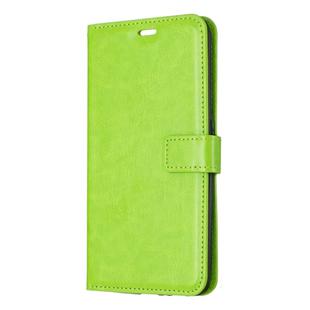 Crazy Horse Texture Horizontal Flip Leather Case with Holder & Card Slots & Wallet & Photo Frame(green)