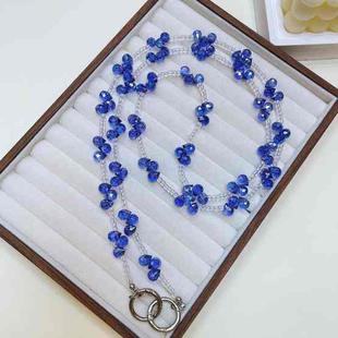 Drop Crystal Crosses The Phone Chain(Blue)