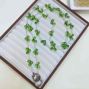 Drop Crystal Crosses The Phone Chain(Green)