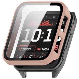For Garmin Venu X1 Tempered Film Integrated PC Watch Protective Cover(Cherry Pink)