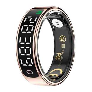 R13 SIZE 9 Smart Ring, Support Heart Rate / Blood Oxygen / Sleep Monitoring / Motion Sensing Game(Rose Gold)