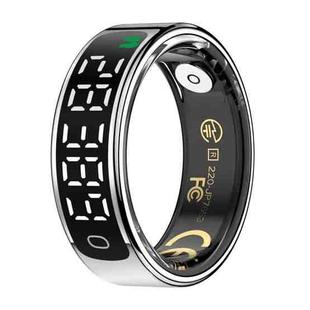 R13 SIZE 9 Smart Ring, Support Heart Rate / Blood Oxygen / Sleep Monitoring / Motion Sensing Game(Silver)