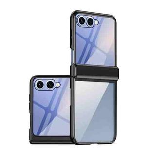 For Samsung Galaxy Z Flip7 FE  5G Cold Ice Foldable Shockproof Phone Case(Black)