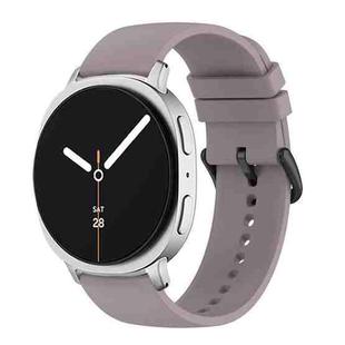 For Samsung Galaxy Watch8 / Watch8 Classic Round Tail Silicone Watch Band(Roland Purple)