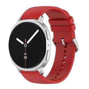 For Samsung Galaxy Watch8 / Watch8 Classic Round Tail Silicone Watch Band(Red)