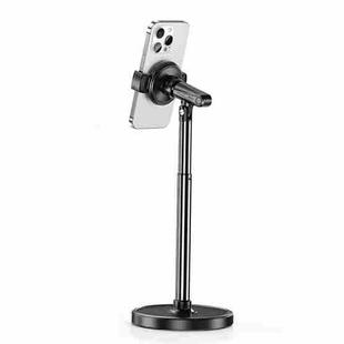 T16 Rotating Adjustable Desktop Phone Holder for Livestream Vlog Recording(Black)