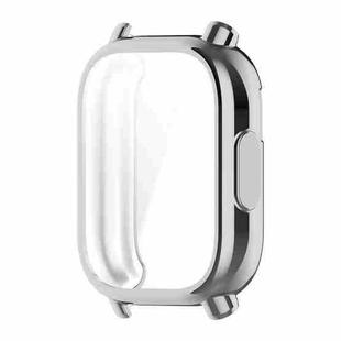 For Redmi Watch 5 Active ENKAY Hat-Prince Electroplated Soft TPU Watch Cover with Screen Film(Silver)