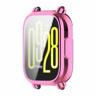 For Redmi Watch 5 Lite ENKAY Hat-Prince Electroplated Soft TPU Watch Cover with Screen Film(Pink)